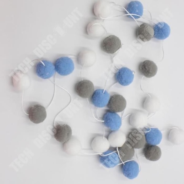 TD® LED String Light 20 LED Bomullsbollar String Light