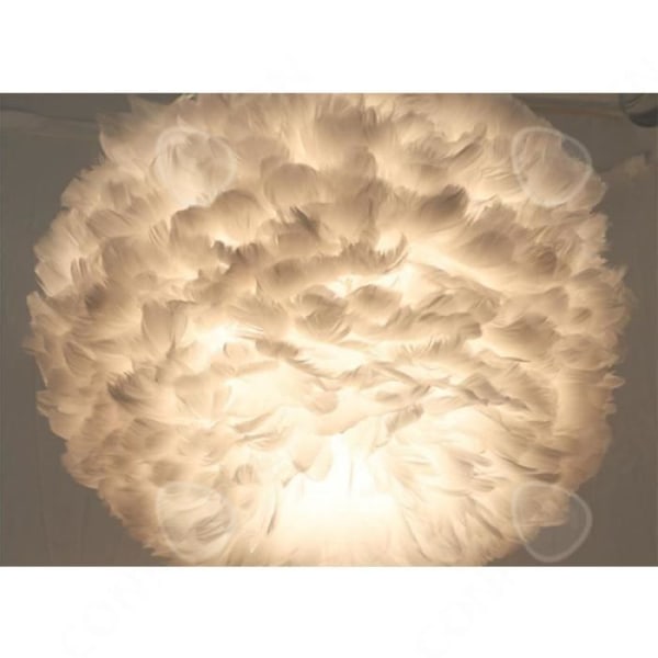CONFO Modern och enkel infällbar fjäderljuskrona varm molnfjäderlampa kreativ personlighet vardagsrum sovrum hängande lampor