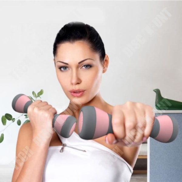TD® Home Fitness justerbara hantlar Special inomhusyogaövningar 4 kg handhantlar för kvinnor - lila