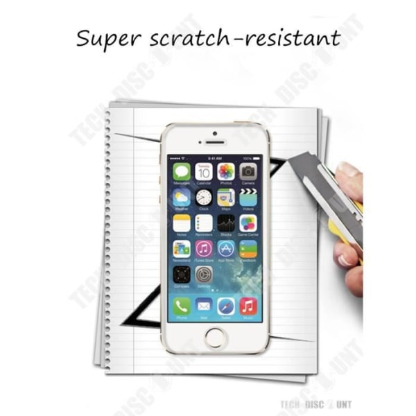 TD® Kaksinkertainen lasi, iskunkestävä iPhone 6 Plus etu- ja viimeinen erittäin kestävä naarmuuntumaton lasisuojakalvo.