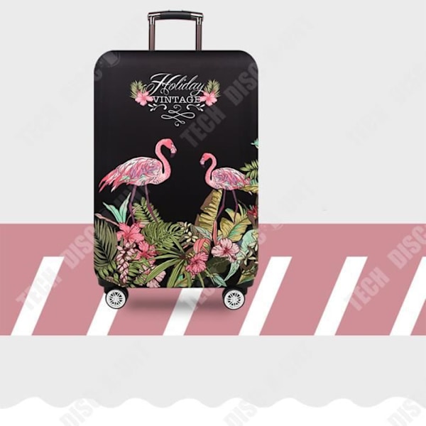 TD® Cover case elastisk box cover resväska skydd resväska vagn väska jacka förtjockning flamingo flamingo mönster