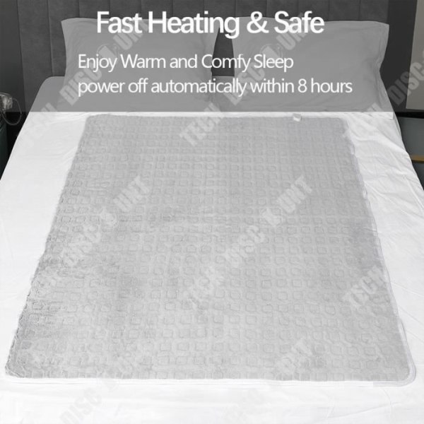 TD® Uppvärmda elektriska filtar 110V Värmefilt Nap Quilt Flanell Värmefilt