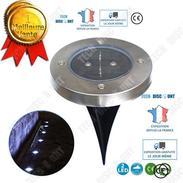 TD® 1stk-2LED solindbygget til markering-Gul