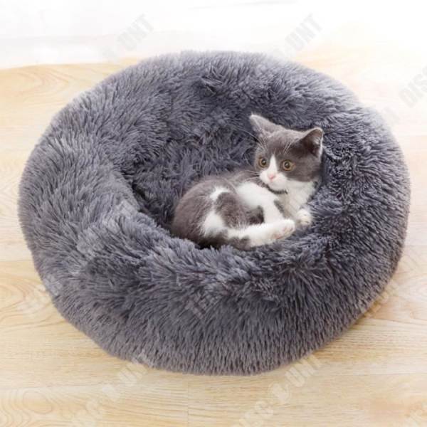 TD® Rund niche til kæledyr Diameter 120 cm Vandafvisende og skridsikker Behagelig og blød Lintfri