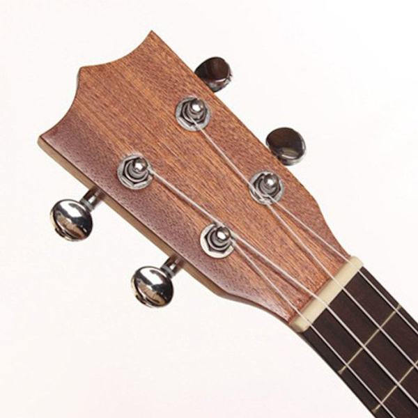 TD® liten gitarr 23 tums helt slutna knappar Nybörjare barngitarr Benvit, svart