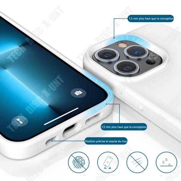 TD® Passer til iPhone 14 Pro mobiltelefonetui, enkelt og premium silikoneetui.