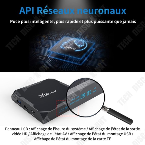 TD Smart TV Box TV 4GB+64GB 8K HD Wifi Set-top Box Internet Bluetooth Cast Screen Multimedia Player Box TV Box Internet Set-top Box