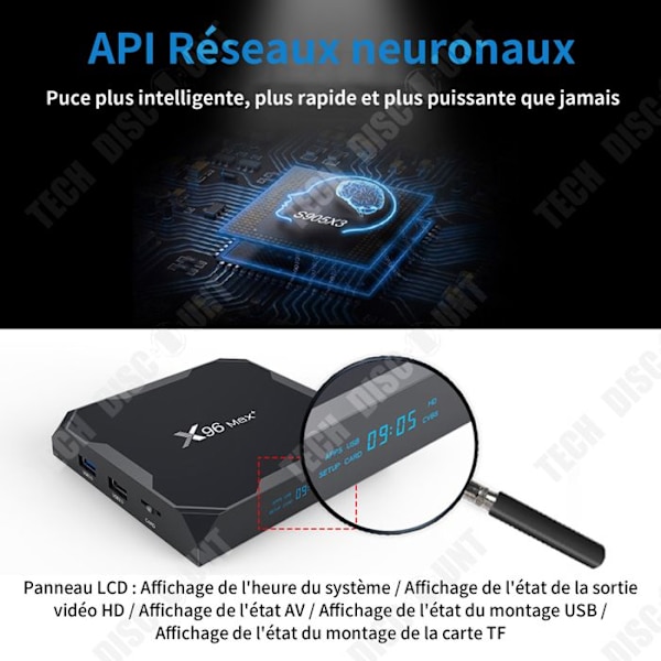 TD Smart TV Box TV 4GB+64GB 8K HD Wifi Set-top Box Internet Bluetooth Cast Screen Multimediatoistin Box TV Box Internet Set-top Box