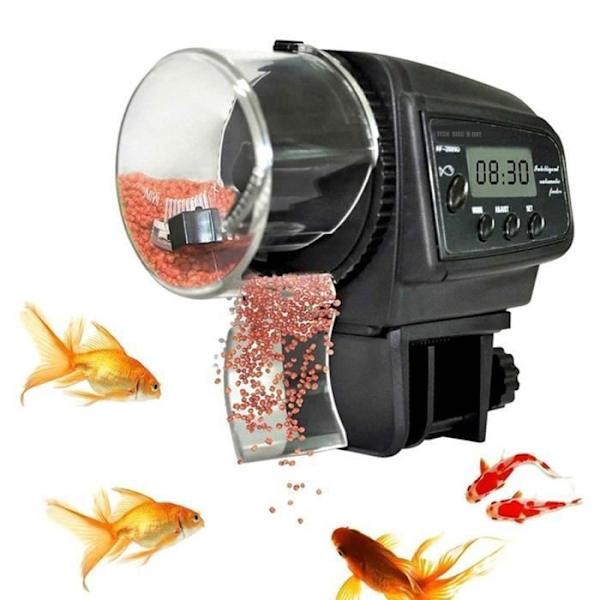 Elektrisk matdispenser - Bästa - Programmerbar - Svart - 30-80g - Utomhus svart