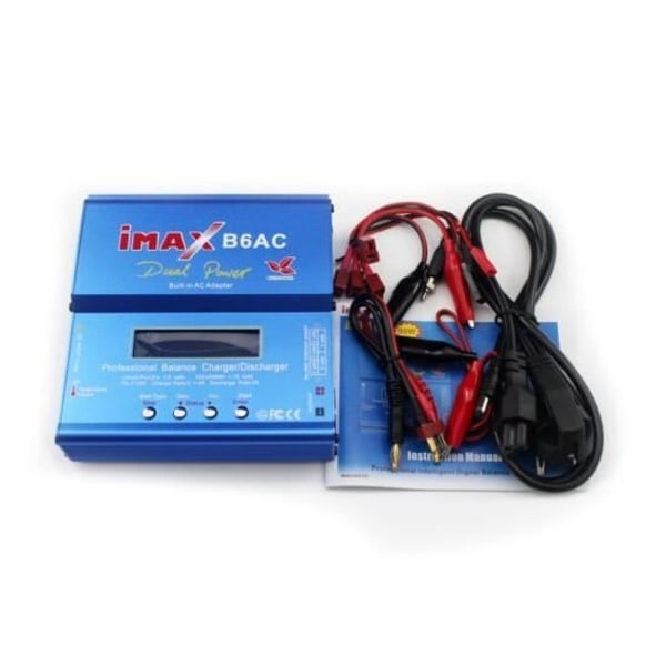 Imax B6AC 80W Lipo Nimh Nicd RC Batteri LED Balans Balans Laddare Urladdare J