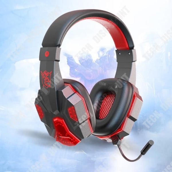 TD® Bluetooth 5.1 Gaming Headset Dual Mode Trådlös HD-brusreducering Senseless Delay Pluggbar brusreducerande mikrofon