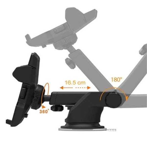 Telefonholder til bil TD® Sukkeremme med justerbar rotation 360 grader Anti-vibrations og skridsikker