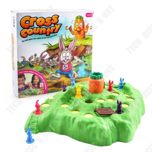 TD® Dame Rabbit Cross-Country Contest for Kids to Defend the Carrot Rabbit Trap Board Game