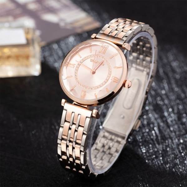 Klocka - TD® - Set med 3 klockor - Elegant - Metallarmband - Presentförpackning för kvinnor