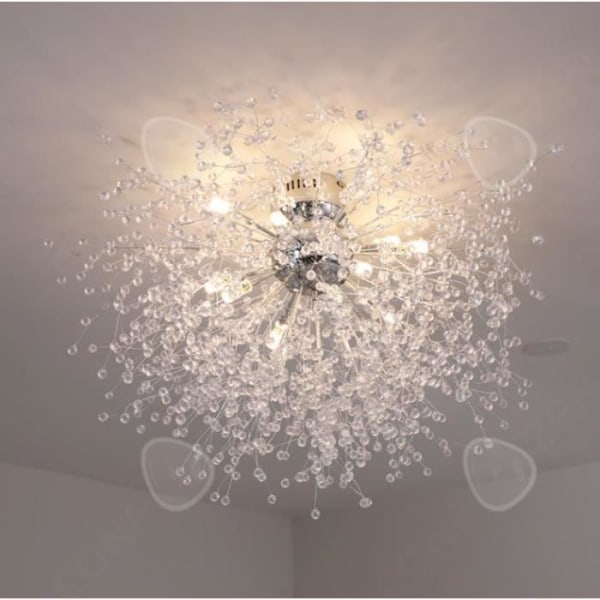 CONFO Moderne og enkle dandelion-lamper, stue, soveværelse, stjernelysekrone, restaurant, café, LED-lampe, 70cm12 hoveder