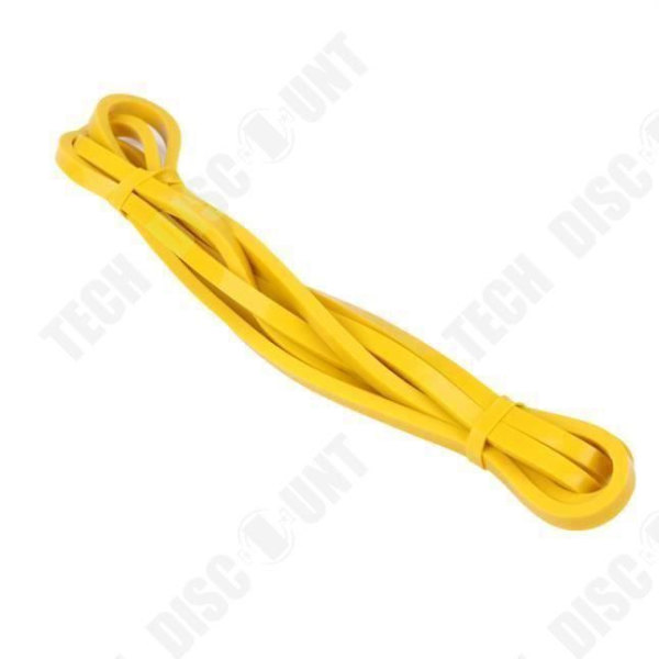 TD® Elastisk Cross-fit Bånd - Modstandssele - Latex Body gym Ekspander - Multifunktionel Fitness Træning Gul