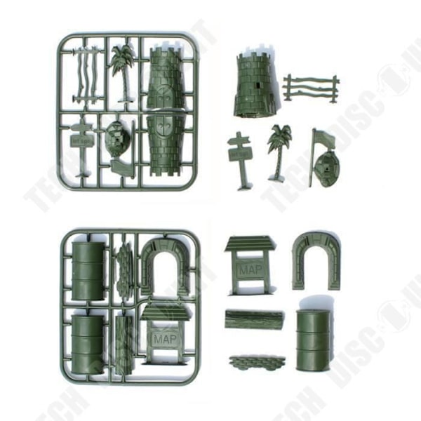 TEMPSA KIT 307st Soldater Army Tank Barnleksak Julklapp Miniatyrmodell