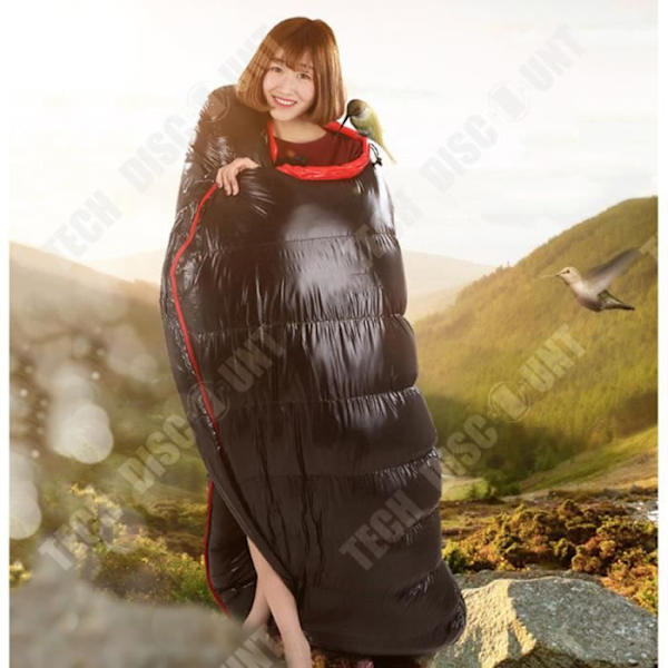 TD® Vuxen Mummy Down Sovsäck Vår och vinter Vuxen Outdoor Camping Dun Sovsäck