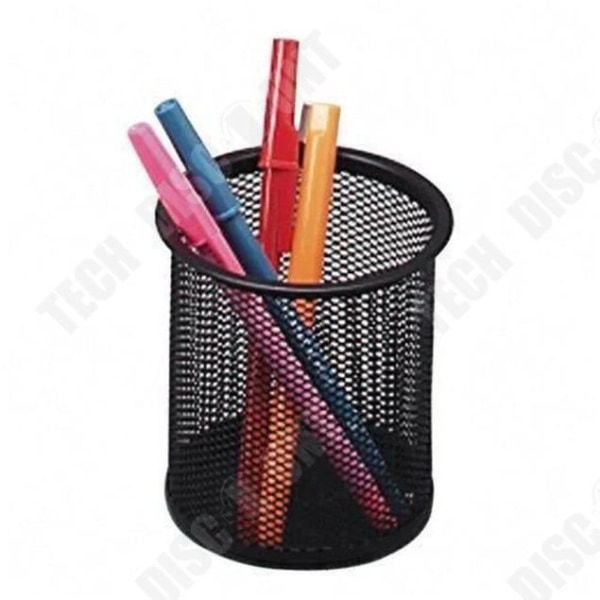 TD® Black Mesh Pennhållare/ Kontorsmaterial Bekväm pennförvaringslåda