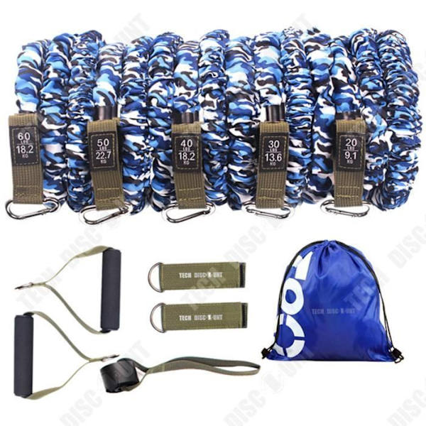TD® Latex Anti-Break Multifunktionell Yoga Puller Latex Sleeve Pull Rope Elastiskt rep Styrketräning