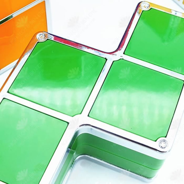 HTBE® LED ljusemitterande ljus flerfärgad Tetris DIY intellektuell utveckling leksak nattljus fönster atmosfär lum