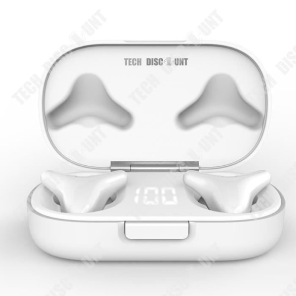 TD® trådlösa Bluetooth 5.2 In-Ear-hörlurar med låg latens Smart Digital Display Sportspelheadset