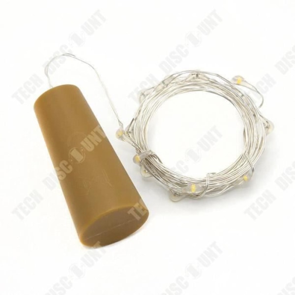 TD® 2M 20LEDs LED-slingor med flasklock för Glas Craft b - Modell: Färg 2M 20LEDs