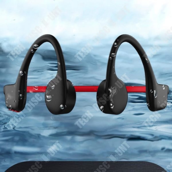 TD® Bluetooth-hörlurar Benledning Vatten- och svettbeständig svarar inte Ljudläckage 16G internminne