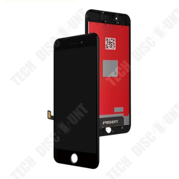 TD® Komplett LCD-skärm för iPhone XR 6,1 tum - Touchglas monterad + LCD-skärm + Chassi + med verktyg - Svart