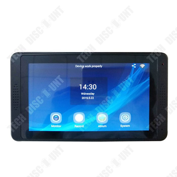 TD® Trådlös visuell intercom dörrklocka wifi intelligent fjärrkontroll hem dörrklocka visuell HD night vision nätverksuppsättning övervakning