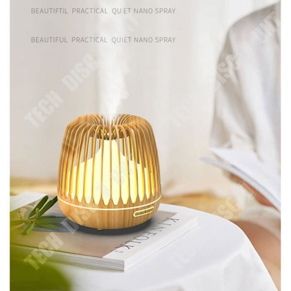 TD® Birdcage Aroma Diffuser Wood Grain Aroma Diffuser Smarta hushållsapparater Ultraljud Aroma Diffuser