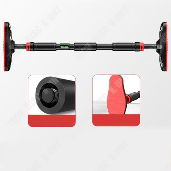 TD® Hemdörr Horisontell Stång Inomhus Hem Träningsutrustning Punch Free Hanging Bar Unipol Traction