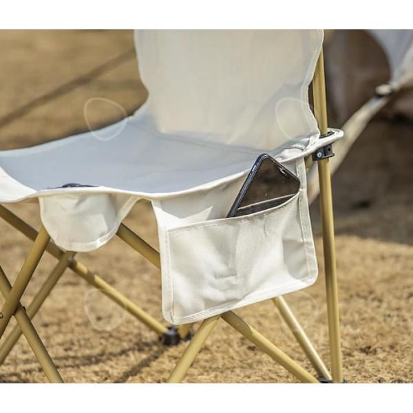 CONFO® Utefällbar stol picknickstol bärbar självkörande camping utomhusstol i aluminiumlegering