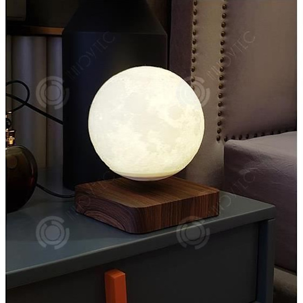 INN Rør-LED Rør LED USB 3D Magic Moonlight Nattelampe Måneskinn Bord Måneskinn Gave 14cm