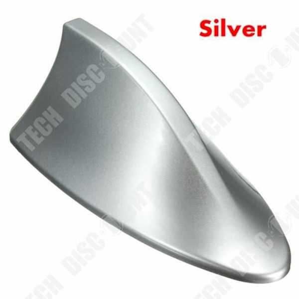 TD® Antenn Universal Shark Fin Style Radiosignalsensor AM/FM ABS Auto Design Class Enkel att installera Silver