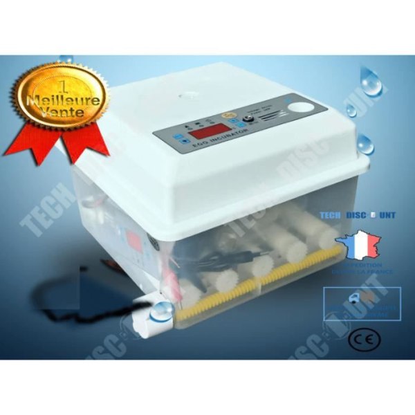 TD® Chicken Incubator 36 helautomatiska intelligenta inkubatorer, justerbart avstånd, lämplig för olika typer av ägg