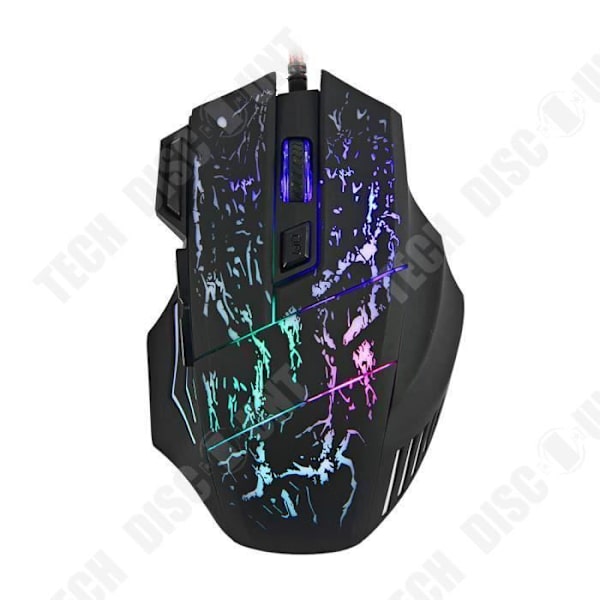 TD® Gaming Mus design RGB design 7 knapper dpi daglig komfort Gaming mus LOL tilpasselig kompatibilitet mus