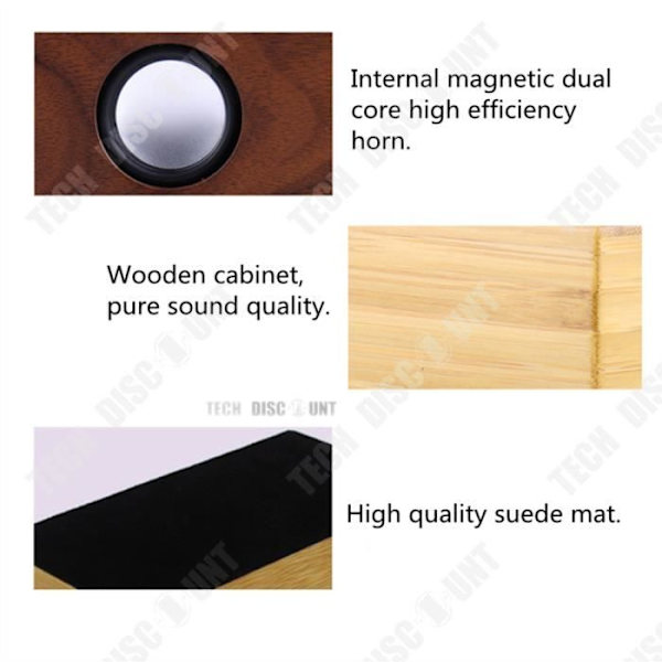 TD® 1000 mAh Bluetooth-högtalare Lätt att bära Handsfree-samtal