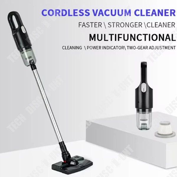 TD® Hoover langaton käsipölynimuri suurta imutehoa varten kotiin ja autoon, märkä- ja kuivapuhdistustoiminnolla.