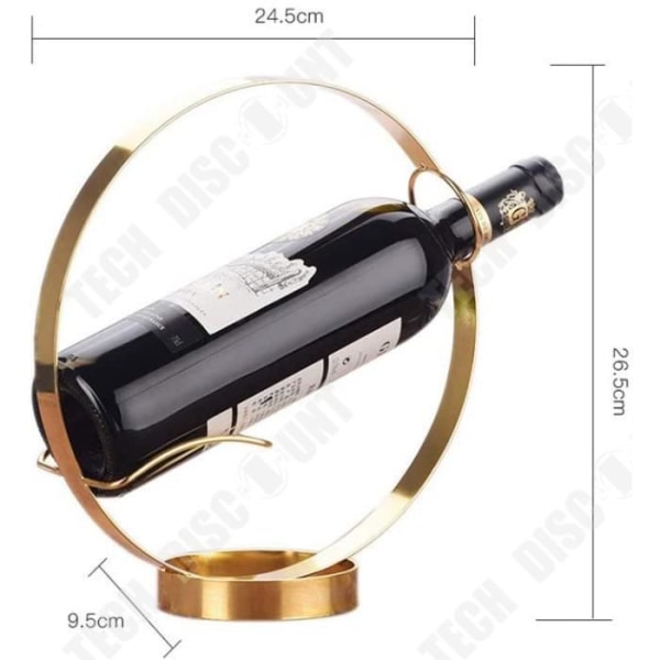 TD® Creative Vinhylla Dekoration Modern Enkel europeisk stil Perforerat vinskåp Dekoration Vinflaskhylla