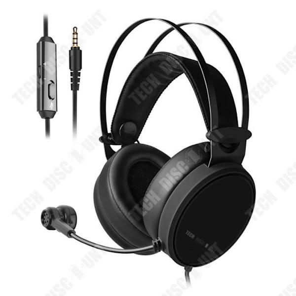 TD® Hörlurar med ledning Vikbar förvaring Tyst brusreducering Mikrofondesign Headset för spel