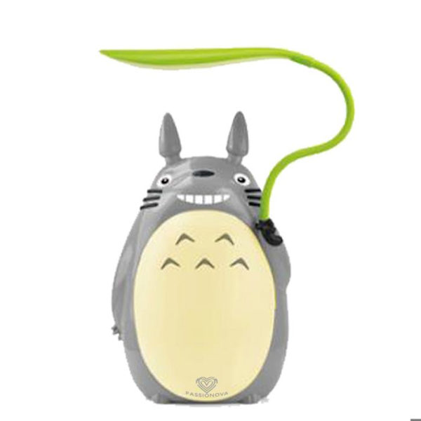 Nattelys tegneserie CONFOZEN min nabo Totoro LED Øjenbeskyttelse skrivebordslampe til læring fleksibel bøjelig rør