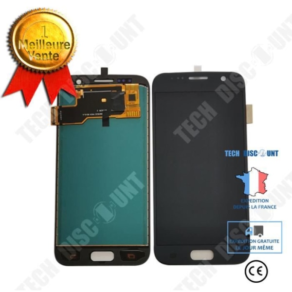 Skærm samling - TD® - Galaxy S7 - OLED - 9H hærdet glas - Kapacitiv touchskærm