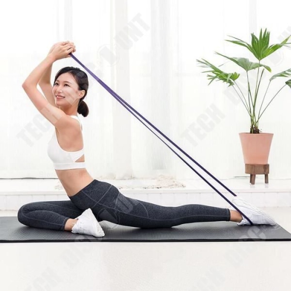 TD® XIAOMI rem sportsele yoga tillbehör yoga hängmatta stretching yoga bälte pilates tillbehör - Modell: lila