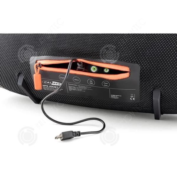 I® Langaton Bluetooth Audio Ulkoilma Urheilu Kannettava TF-kortti U-levy Kaksinkertainen Kaiutin Subwoofer Kaiutin Musta