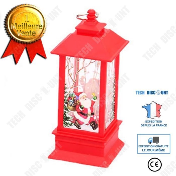 TD® Christmas fancy ljusstake liten nattlampa oljelampa låga ljus produkt Julbelysning prydnad heminredning