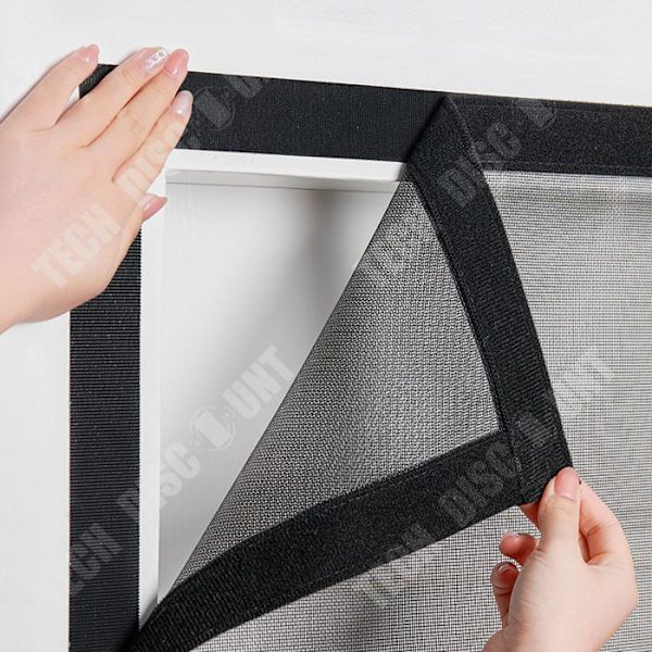 TD® Åben Moquette Læseforhæng i Høj Kvalitet med Fuld Magnetisk Bånd til Soveværelse Hjemmet Trådrullevæg.