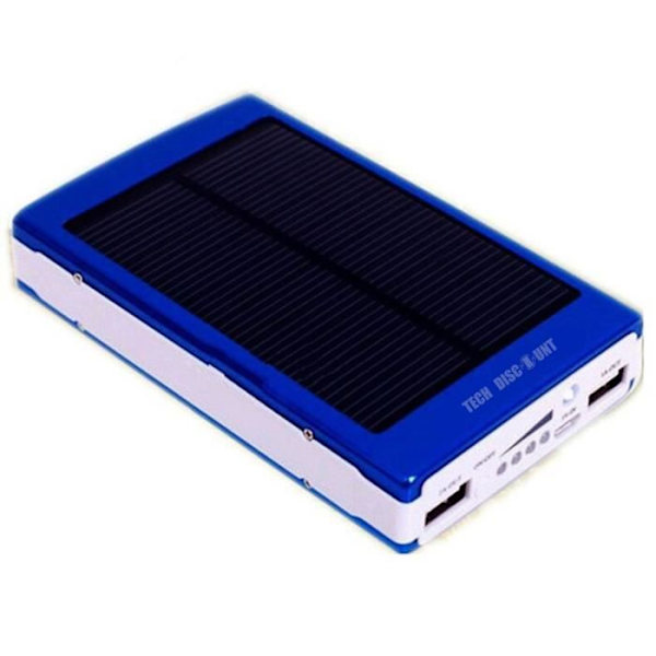 Solenergilager - TD® - 30000 mAh - Vattentålig - LED - Camping