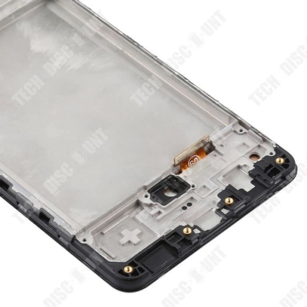 TD® Sopii Samsung A31 puhelimen näyttö A315 sisä- ja ulkonäyttö LCD-paketilla mustalla kehys.