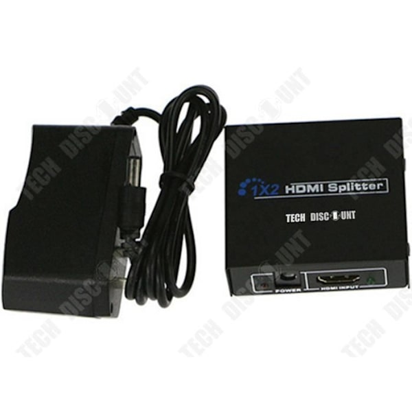 TD® HDMI Splitter Audio Splitter Support Ultra HD 2 Input Svart Kabel TV Väljare Splitter Monitor Prestanda